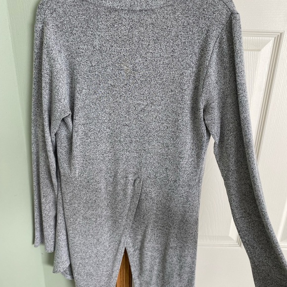 APT. 9 Grey Asymmetric Cardigan - Picture 4 of 5